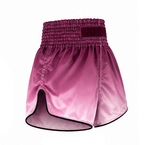 High Quality <b>Men</b> Muay Thai Shorts Custom Training Wear Breathable Quick Dry Boxing Fight <b>Trunks</b> Wholesale OEM ODM custom muay - Product Image 3