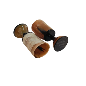 Gobelet en corne de buffle fait main de qualité supérieure, tasse en corne de vache, objet en corne d'âne, rustique, décoratif, traditionnel, objet de collection, cadeau - Product Image 4