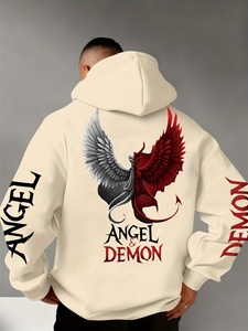 Custom Logo Heavyweight Half Zip Hoodie <b>Thick</b> <b>Fleece</b> Cotton Sweatshirt for Men OEM Supplier - Product Image 3