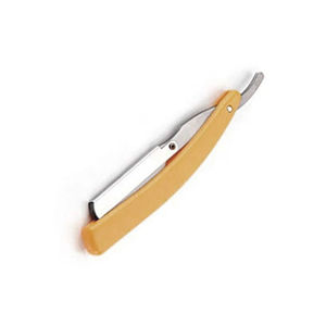 Professional High Quality Satinless Steel Straight Cut Barber Shaving Razor <b>Holder</b> for Men's Personal Salon Single Edge Blades - Product Image 2