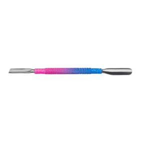 Pousse-cuticules professionnel en acier inoxydable de qualité supérieure à double extrémité pour manucure et pédicure de précision - Product Image 1