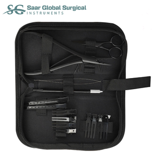 Kit de Herramientas Quirúrgicas Saar Global para Extensiones de Cabello, Alicates Metálicos, Tijeras, Juego de Pinzas para Instalación y Remoción - Product Image 1