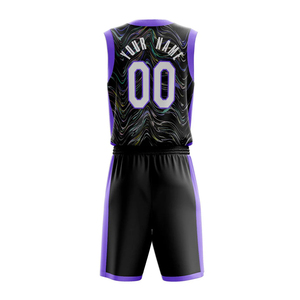 ชุดบาสเก็ตบอลทีมโค้ช แบบสั่งทำพิเศษ ปักโลโก้ ปักชื่อผู้เล่น ปักหมายเลข ชุดฝึกซ้อมสำหรับวิทยาลัย - Product Image 4