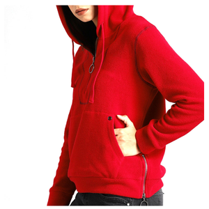Sudadera con Capucha para Mujer, Lisa, Teñida, de Invierno, con Logotipo Personalizado, Talla Grande, 100% Algodón, Felpa, Ecológica, Precio Económico al por Mayor - Product Image 2