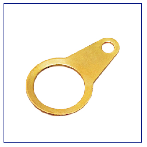Industrial Copper Cable Earth Tag Heavy Duty Electrical Gland Fitting Secure Grounding Connector Metal Hardware Wire Attachment