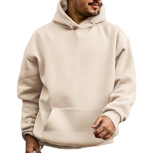 High Quality Heavyweight Cotton <b>Blended</b> Winter Fleece Men's Oversized Pullover Hoodie-Custom Logo Quick Dry Breathable 2026 - Product Image 1