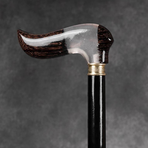 Vintage Style Wooden Walking Cane with Comfortable Handle Strong Wooden Walking Staff for Outdoor Trekking - Product Image 3