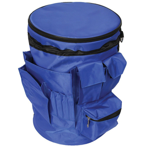 Sac de sport bleu pour entraînement de baseball avec plusieurs poches, organisateur de matériel sportif durable - Product Image 1