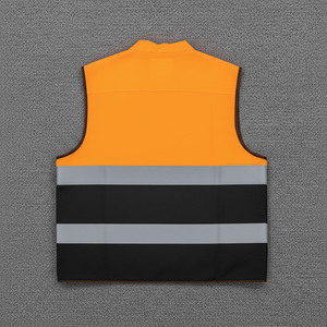 Gilet de sécurité réfléchissant personnalisé, vêtements de travail respirants pour applications industrielles en extérieur - Product Image 3