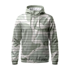 Veste imperméable à capuche pour la randonnée, les voyages et le camping, design personnalisé, marque privée, fabricant et fournisseur en gros, manteau à boutons - Product Image 1