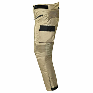 Men’s <b>Textile</b> Motorcycle Riding Pants Cordura Mesh Guard Protective Moto Touring Adventure Cargo Trousers With Zipper Pockets - Product Image 1