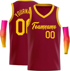 Custom Basketball Uniform Set Heat-Transfer Printed Jersey <b>Shorts</b> Breathable Moisture-Wicking Team Sportswear Elastic Front - Product Image 1