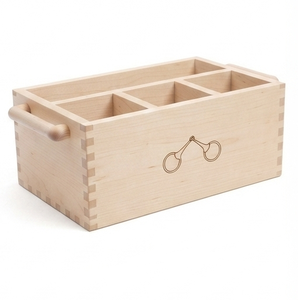 Caddies de rangement et étagères marron clair pour la maison – Ventes directes usine – Organisateurs de rangement en bois pour ustensiles de cuisine - Product Image 3