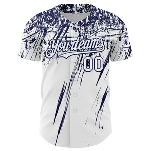 Maillot de baseball personnalisé antibactérien, impression sérigraphique, col en V, manches courtes, logo du nom de l'équipe sur le devant, unisexe - Product Image 2