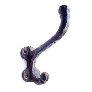 Multifunctional Style Vintage Hook Hardware Items Cast Iron Hooks For <b>Wall</b> & Door Mount Antique Coat Hook Cheap Price - Product Image 3