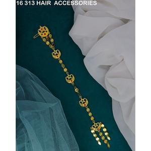 Accesorios para el Cabello de Novia, Clásicos, Chapados en Oro, Elegantes y Ligeros, para Bodas Africanas y de Oriente Medio, Uso Tradicional para Festivales - Product Image 2