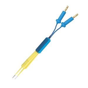 Pinces électriques chirurgicales bipolaires à pointe baïonnette avec câble en acier inoxydable, coagulation de classe II RS SURGICAL - Product Image 6