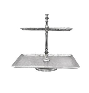 Three Tier Stainless Steel Cake Stand <b>Round</b> Dessert Display Cupcake Serving <b>Tray</b> Hand Wash Only Serving <b>Tray</b> Party Dessert Stand - Product Image 3