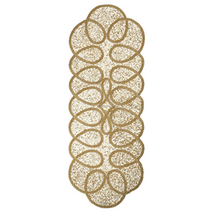 พรมปูรองจานผ้าปูรองจานผ้าปูรองจานผ้าปูรองจานแฟนซีตกแต่งงานคริสต์มาสทำมือสำหรับงานแต่งงาน - Product Image 1