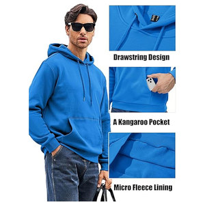 Sublimation Up Hoodie Custom Logo Plain Hoodies Blank Hoodie Unisex Pullover Jacket Lightweight Sportswear Casual - Product Image 4