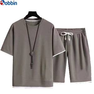 Ensemble de shorts décontractés unisexes en polaire imprimée, confortables et respirants, nouvelle collection été, personnalisable, grande taille pour hommes - Product Image 4