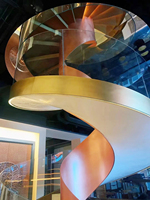 Escalier en colimaçon pour grenier, idéal petits espaces, intérieur/extérieur, pour maison résidentielle - Offre Spéciale
