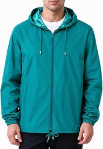 <b>Men's</b> Color Blocking <b>Racer</b> <b>Jacket</b> Stand Collar Zipper Closure Breathable Polyester Windproof Waterproof Reversible Eco-Friendly - Product Image 6