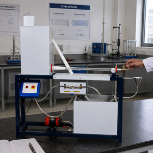 Appareil de mesure de débit Reynolds pour les essais de débit laminaire et turbulente en laboratoire d'ingénierie hydraulique |   Matériel pédagogique de mécanique des fluides - Product Image 3