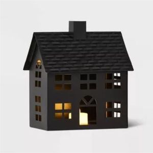 Portavelas moderno de metal negro estilo nórdico, linterna para velas de té, soporte de hierro para velas de té estilo casa de campo para decoración del hogar - Product Image 3