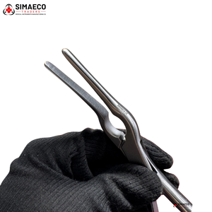 Pinzas SIMAECO ASCH para Enderezar el Septum, 22 cm, Anguladas, de Acero Inoxidable, Reutilizables, Instrumento Quirúrgico ORL, Marca Privada OEM - Product Image 4