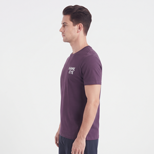T-shirt homme en coton uni à col en V, coupe décontractée, manches courtes, séchage rapide, design personnalisé et de haute qualité - Product Image 5