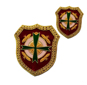 Badges brodés en fil de soie de luxe sur mesure de haute qualité, écologiques, lavables, faits à la main, sans nickel, durables 2026 - Product Image 2