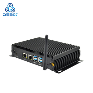 DEBIX imx8m Plus Mini caja integrada Sin ventilador Industrial Mini <span class=keywords><strong>Pc</strong></span> WiFi inspección industrial Mini caja integrada <span class=keywords><strong>PC</strong></span> con ranura PCIe - Product Image 2