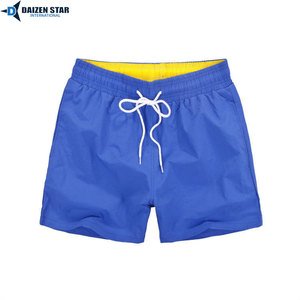 Shorts de Baño para Hombre, Azules, con Patrón Geométrico, de Alta Calidad, Personalizables, Impresión Digital, Cintura Media, Cordón Ajustable, Secado Rápido, Casuales - Product Image 5