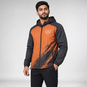 Veste coupe-vent résistante à l'eau pour homme, légère, en polyester respirant, coupe-vent, pour la course à pied, l'entraînement, les vêtements décontractés, OEM - Product Image 1