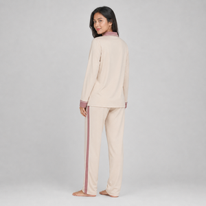 High Quality Women Pajama <b>Set</b> Soft Cotton Breathable Lightweight Comfortable <b>Two</b> <b>Piece</b> Nightwear Sleepwear <b>Lounge</b> <b>Set</b> for Women - Product Image 2