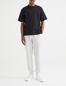 T-shirts en coton 100% lourd, séchage rapide, coupe ample, t-shirt uni personnalisé, t-shirt surdimensionné pour homme - Product Image 1