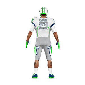 Conjunto de Uniforme de Fútbol Americano Personalizado, Impresión por Transferencia de Calor, Poliéster/Algodón, Unisex, Cintura Elástica, Número de Equipo Personalizado para - Product Image 4