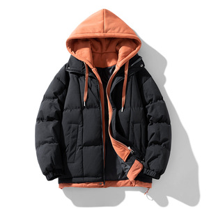 Vestes matelassées en gros pour hommes, nouvelle mode, manteaux d'hiver, vestes gonflées en duvet - Product Image 4