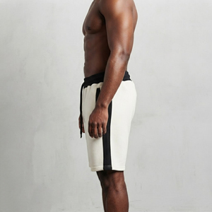 Article tendance du moment : Shorts pour hommes, style streetwear, été, décontractés, respirants, 100% coton, avec empiècements latéraux et poches. - Product Image 6