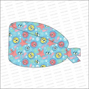 หมวกพยาบาลลายการ์ตูน หมวกผ่าตัดแบบผูกหลัง สำหรับพยาบาลและแพทย์ โดย Vaslcare - Product Image 6