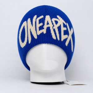 Custom Royal Blue Knit Beanie Hat Cream Custom Logo Ribbed <b>Winter</b> <b>Cap</b> Unisex Streetwear Fashion Headwear Wholesale Manufacture - Product Image 1