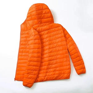 Chaqueta Clásica Acolchada para Hombre, con Capucha y Relleno de Plumón, Puños de Punto Acanalado, Talla M - Product Image 3