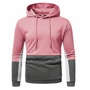 Vente en gros de sweats à capuche vierges économiques, 400 GSM, 100% Coton, molleton doux, écologiques, personnalisables OEM, impression sérigraphique, bicolores - Product Image 1