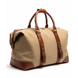 Sac de voyage en toile, forme rectangulaire, double poignée, fermeture à glissière, sac de sport, sac de gym, sac de transport unisexe, sac de rangement portable - Product Image 6