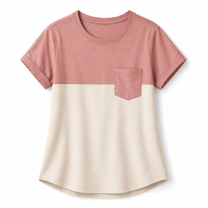 <b>Women's</b> Solid <b>Brown</b> Crew Neck Short Sleeve Knitted T-Shirt Casual Summer <b>Top</b> 100% Cotton Regular Fit - Product Image 5