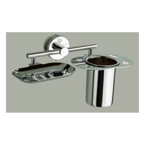 Ensemble porte-savon et gobelet mural en matériau Arion, élégant et durable, pour salles de bain et hôtels modernes et écologiques - Product Image 4