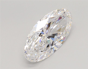 Diamant de laboratoire de forme ovale blanche de 2,03 ct, clarté VVS2, coupe excellente - Product Image 4