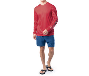 Maillot de pêche personnalisé sublimé pour homme, protection UV, séchage rapide, vêtements de performance pour la pêche en plein air - Product Image 1