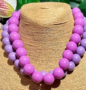 H CRAFT สร้อยคอทังสเตนสีสันสดใสทำด้วยมือ จี้ที่ไม่เหมือนใคร เครื่องประดับแฟชั่น ผู้หญิง สาวๆ คุณภาพระดับพรีเมียม มุกน้ำจืด คลาสสิก - Product Image 3